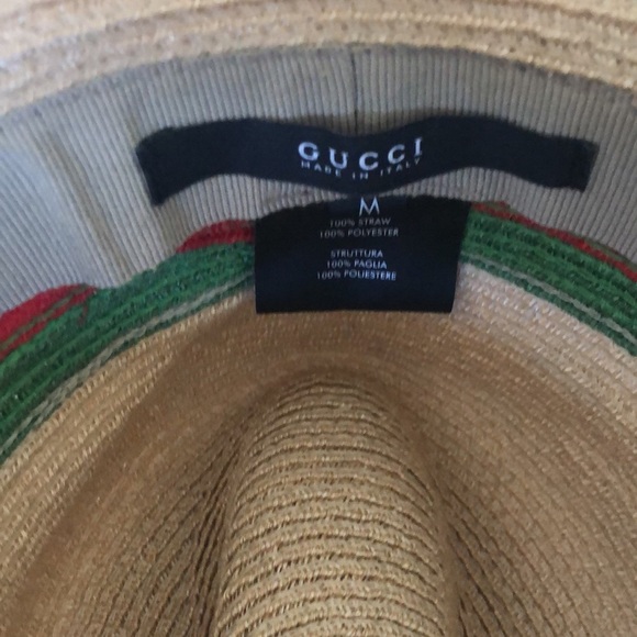 👒 Authentic Gucci woven straw bucket hat - Picture 12 of 12